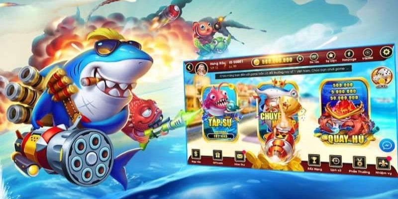 Các cấp độ trong game chill fishing